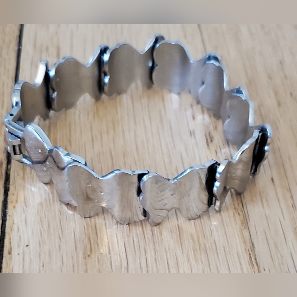Authentic TOUS woman stainless steel bracelet (vintage); Pre-loved